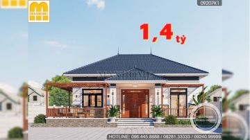 Maxhome thiết kế nhà vườn mái Nhật đầy đủ công năng với 4 phòng ngủ | MH02321