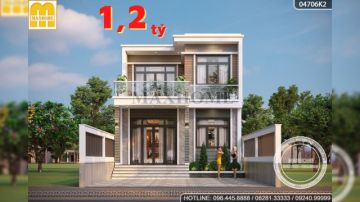Ngôi nhà phố 2 tầng được thiết kế cực HIỆN ĐẠI công năng 5 phòng ngủ | MH02251