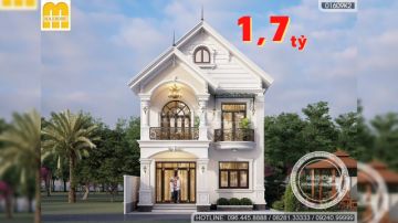 Nhà 2 tầng mái Thái mặt tiền 8m tân cổ điển sang trọng | MH02487