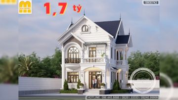 Nhà 2 tầng mái Thái tân cổ điển đẹp sang trọng ai nhìn cũng mê | MH02430