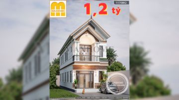 Nhà phố mái Thái 2 tầng đẹp hiện đại và tinh tế tại Ninh Bình | MH02524
