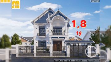 Siêu phẩm 2022 nhà mái Thái 2 tầng đẹp tại Hưng Yên | MH01125