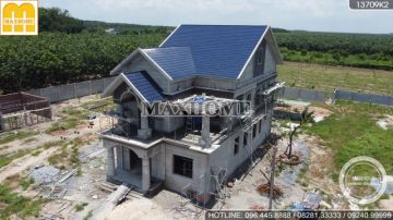  Thanh tra tiến độ công trình nhà mái Thái HOÀNH TRÁNG nhất Bình Dương
