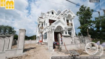 Thực tế kiến trúc CỔ ĐIỂN và SANG TRỌNG của ngôi nhà mái Thái đồ sộ